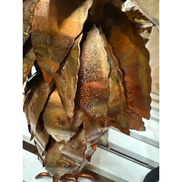 Midcentury Whimsical Torch Cut Metal Brutalist Owl Sculpture  Rustic Art Retro - Picture 13 of 16